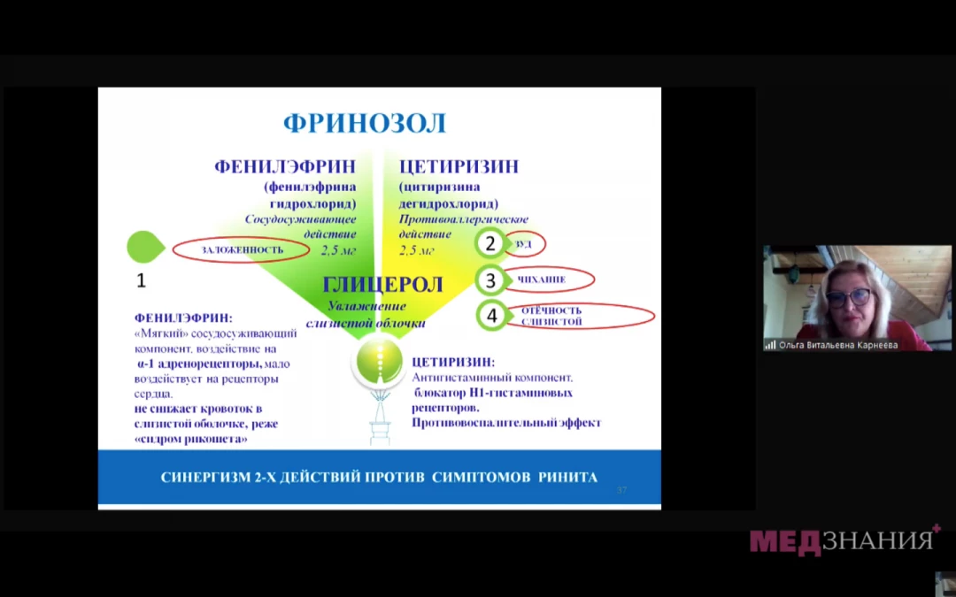 
                                                                             Медзнания.Вебинар 2 Ежегодной Конференции Российского Общества Ринологов. Многоликий риносинусит и детская ринология
                                                                              