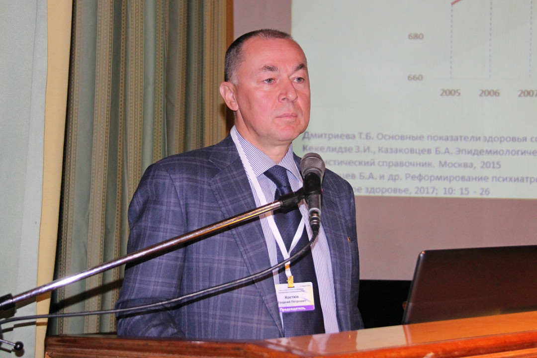 
                                                                            Костюк Григорий Петрович Доктор медицинских наук, профессор ГБУЗ «Психиатрическая клиническая больница № 1 им. Н.А. Алексеева»
                                                                              